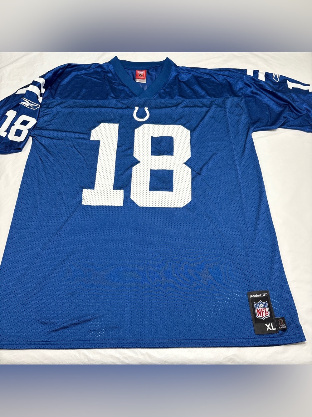 Reebok NFL Indianapolis Colts Peyton Manning #18 Blue Jersey Men’s XL